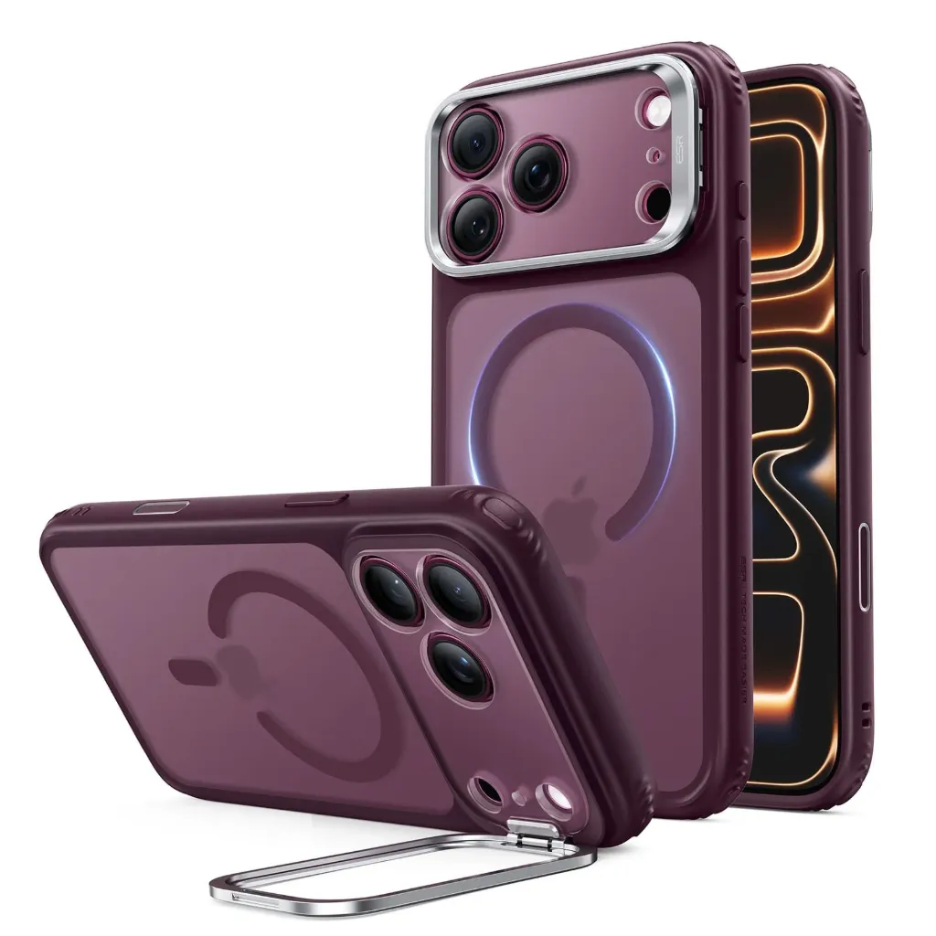 ESR iPhone 18 Pro Max / 17 Pro Max Classic Hybrid Magnetic Case (Camera Control,Stash Stand)