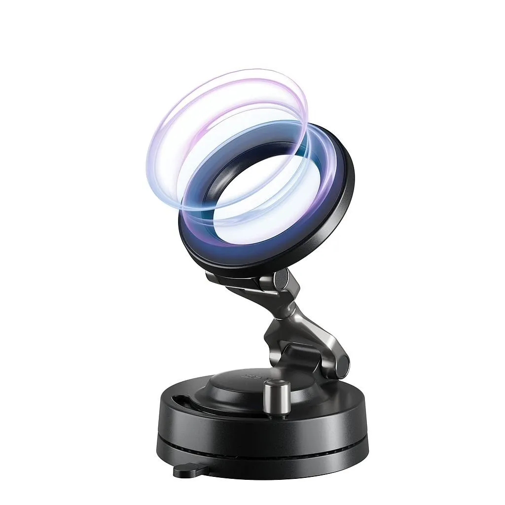 [PUP-0660-V3-BLK] STATIK HyperMount Magnetic Phone Mount for all surfaces. V3.