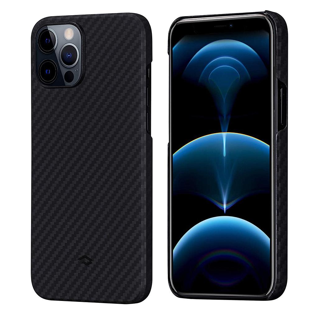[KI1201PM] Pitaka iPhone 12 Pro Max MagEZ  Case - Karbon