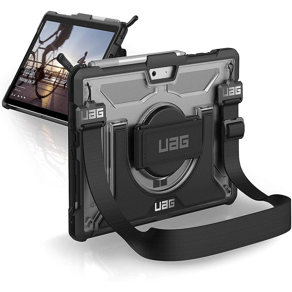 [321073114343] UAG Microsoft Surface Go 1/2/3 Plasma Case with Grip and Shoulder strap