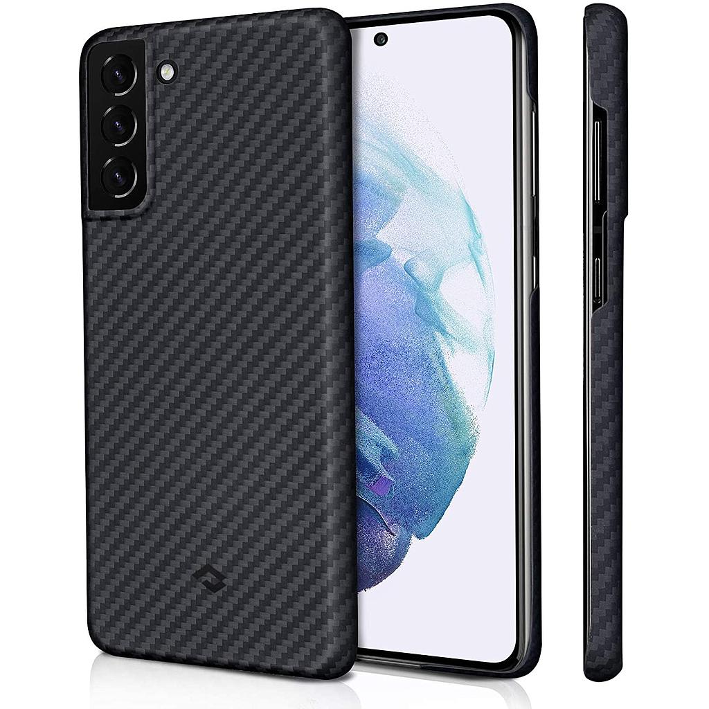 [KS2101S] Pitaka Samsung Galaxy S21 Plus MagEz Case - Black/Grey Twill