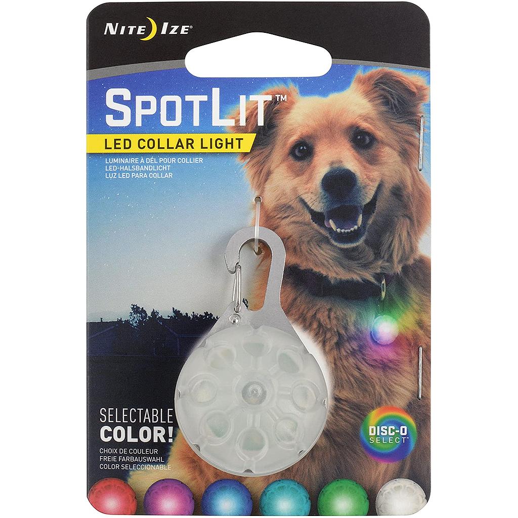 [PSGS-07S-R6] Niteize SpotLit Collar Light Disc-O Select