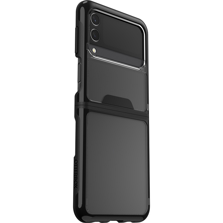 [77-84459] OtterBox Samsung Galaxy Z Flip 3 Symmetry Flex - Clear/Black
