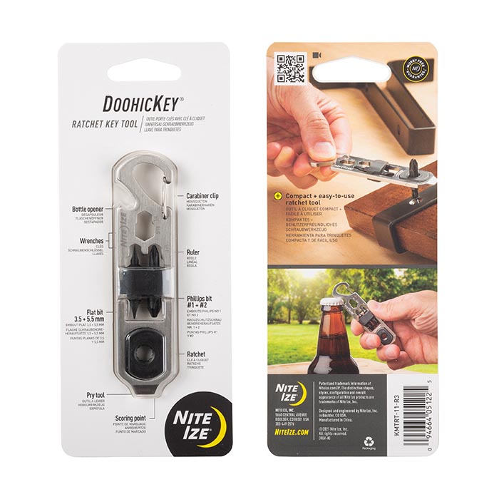 [KMTRT-11-R3] NiteIze DoohicKey® Ratchet Key Tool