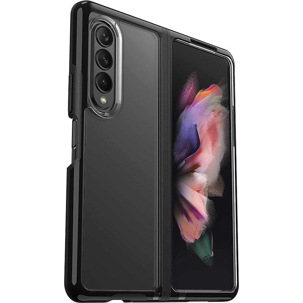[77-87375] OtterBox Galaxy Z Fold 3 5G Symmetry Flex Black Crystal - Clear/Black