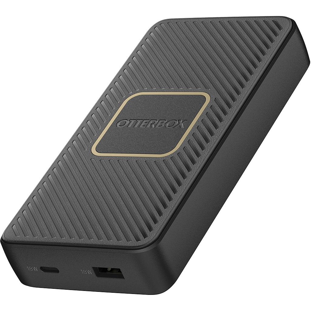 [78-80640] OtterBox Power Bank 15K MAH USB A&C 18W USB-PD + WIRELESS 10W - Black