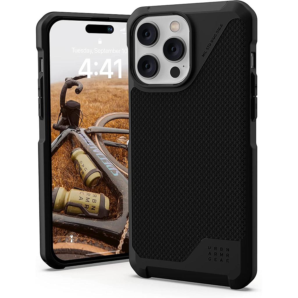 [114051113940] UAG iPhone 14 Pro Max Magsafe Metropolis LT Case - Kevlar Black