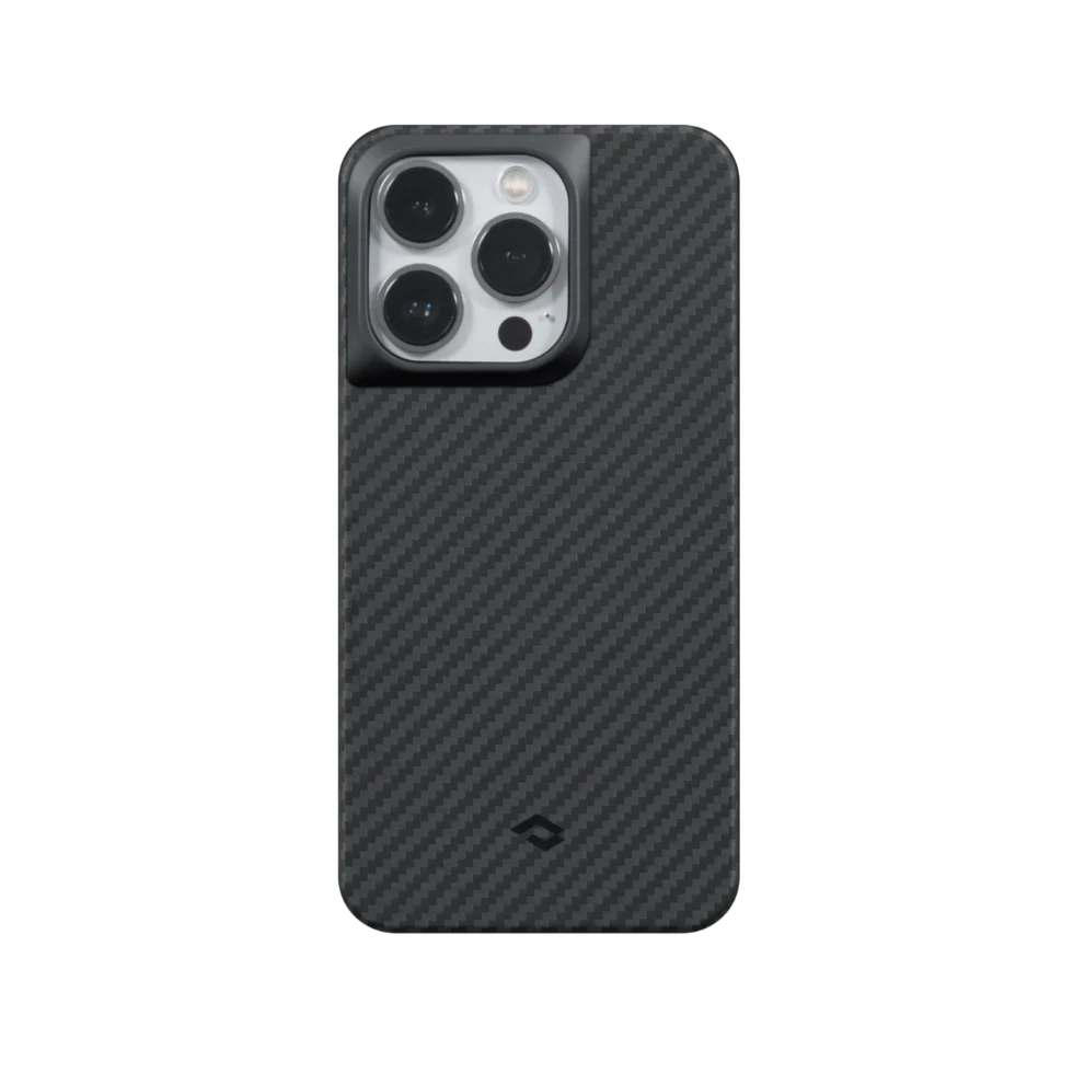 [KI1401PM] Pitaka iPhone 14 Pro Max MagEZ Case - Black/Grey Twill