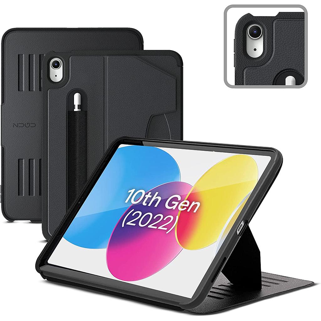 [ZG-22-10THBLK] Zugu iPad 10.9 (10th Gen) / iPad 11th Gen Case - Black