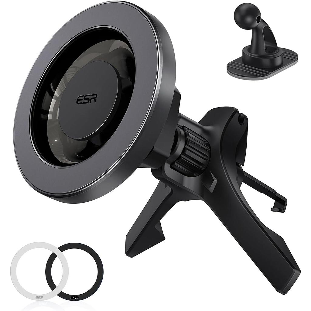 [2B5120101] ESR HaloLock Magnetic Car Vent/Dashboard Phone Mount