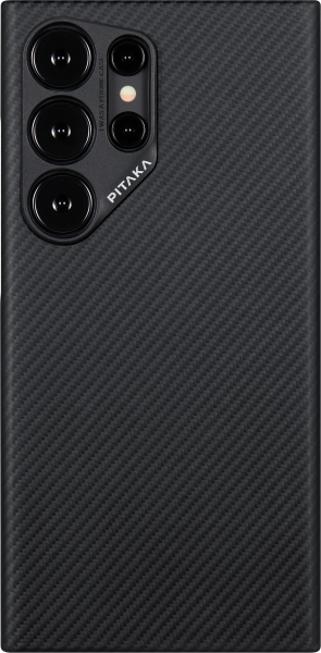 [KS2401U] Pitaka Samsung Galaxy S24 Ultra MagEZ Magsafe Case  (Black/Grey Twill)