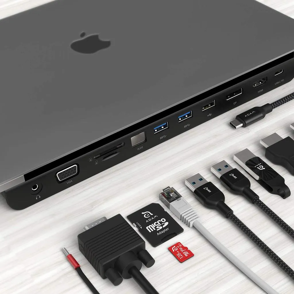 [AAPADHUBPROBK] CASA HUB PRO USB-C 3.1 11-in-1 Multi-Function Hub