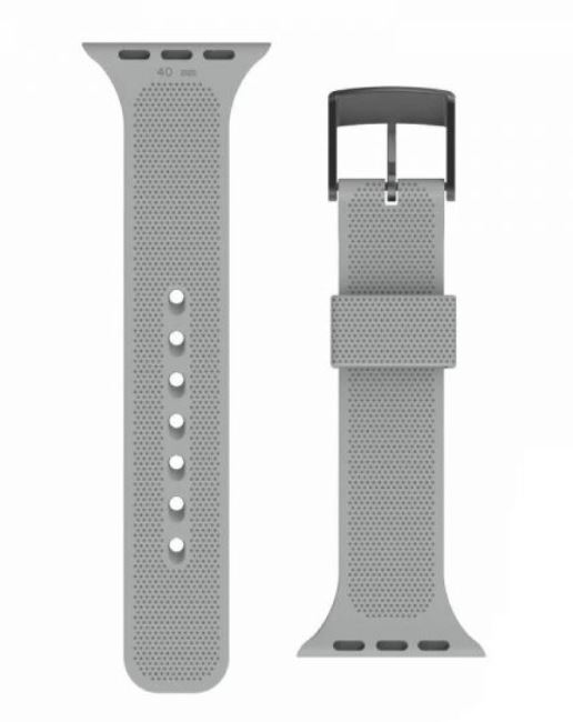 [19249K313030-OP] [U] by UAG Apple Watch 42/44/45mm/Ultra DOT Silicone Strap - (Online Packaging) (Grey)