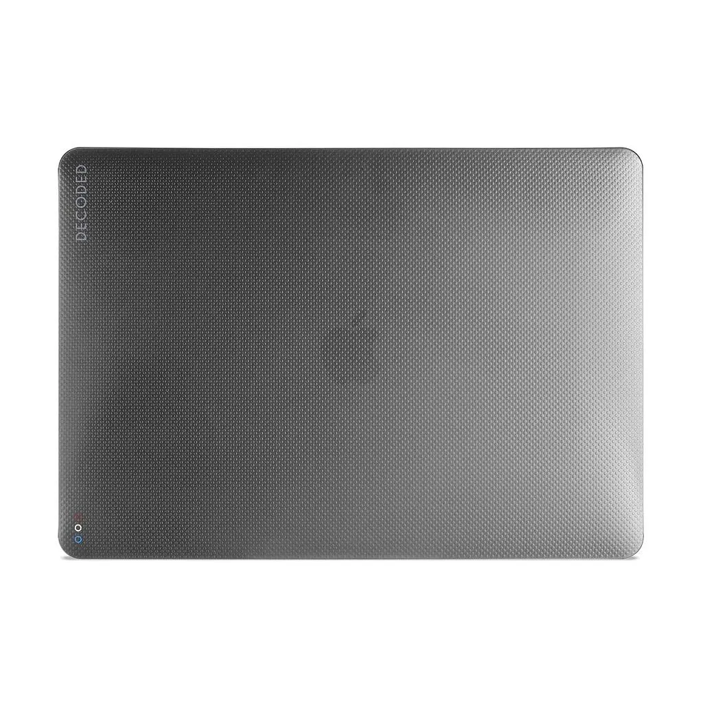 [D23MBA15M2TTB] Decoded Macbook Air 15 inch m2/m3/m4 Snap On Case (Transparent/Black)