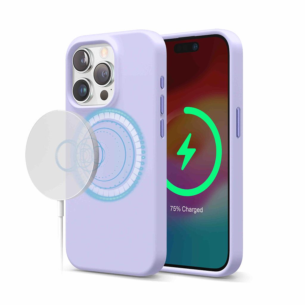 [ES15MSSC61PRO-PU] Elago iPhone 15 Pro Magsafe Silicone Case (purple)