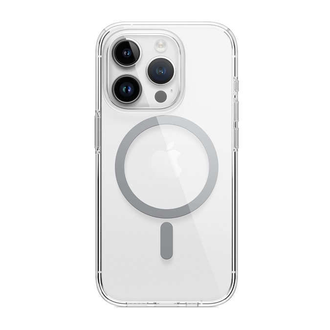 [ES15MSHB61PRO-TRMGY] Elago iPhone 15 Pro MagSafe Magnetic Hybrid Case (Clear Gray)