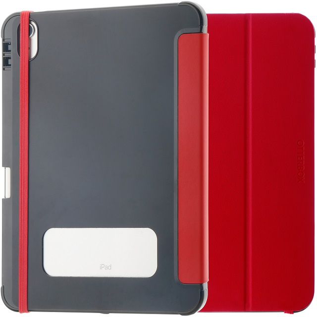 [77-92190] OtterBox Apple iPad 10.9 10th Gen / iPad 11th Gen React Folio (Red)