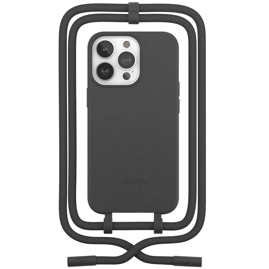 [cha166] Woodcessories iPhone 14 Pro Max Change Case (Black)