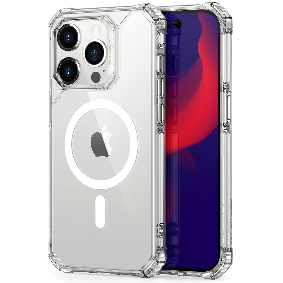 [1A6010102] ESR iPhone 14 Pro Max Air Armor with HaloLock Ring Clear MagSafe Case (Clear)