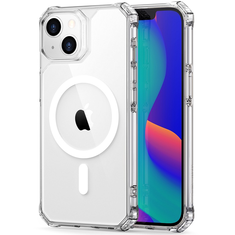 [1A5990102] ESR iPhone 14 Plus Air Armor with HaloLock Ring Clear MagSafe Case (Clear)