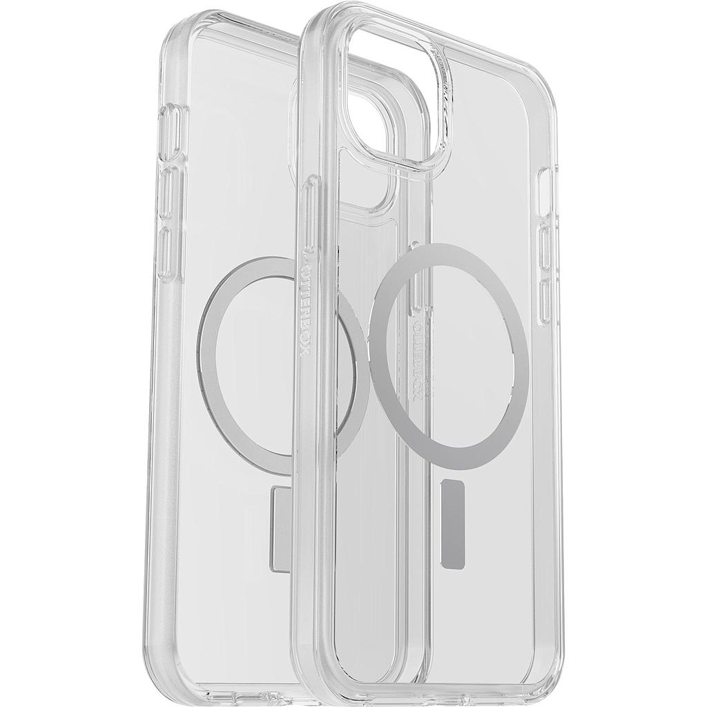 [77-89174] OtterBox iPhone 14 Plus Symmetry Plus MagSafe Clear Case (Clear)
