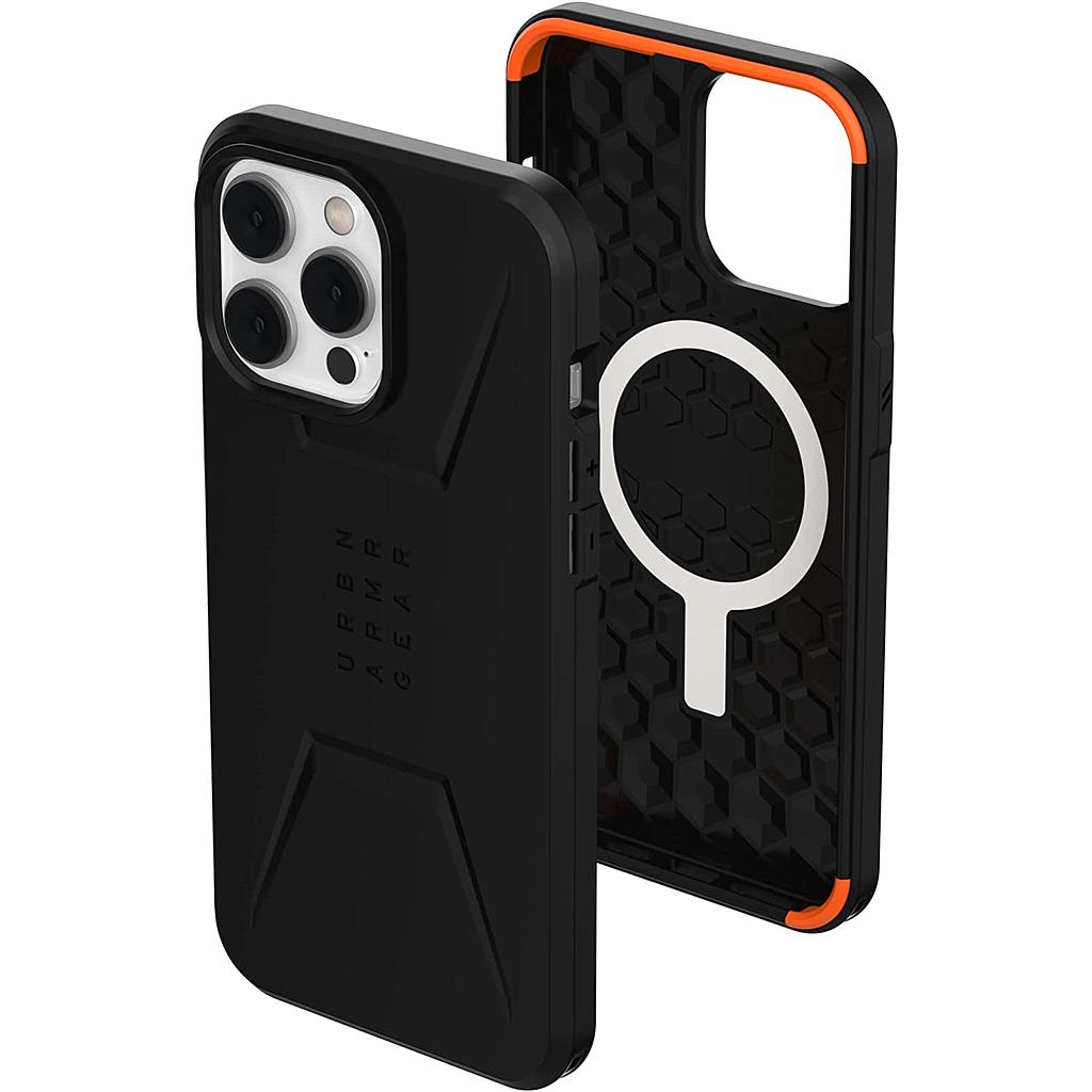 [114039114040] UAG iPhone 14 Pro Max MagSafe Civilian Case (Black)