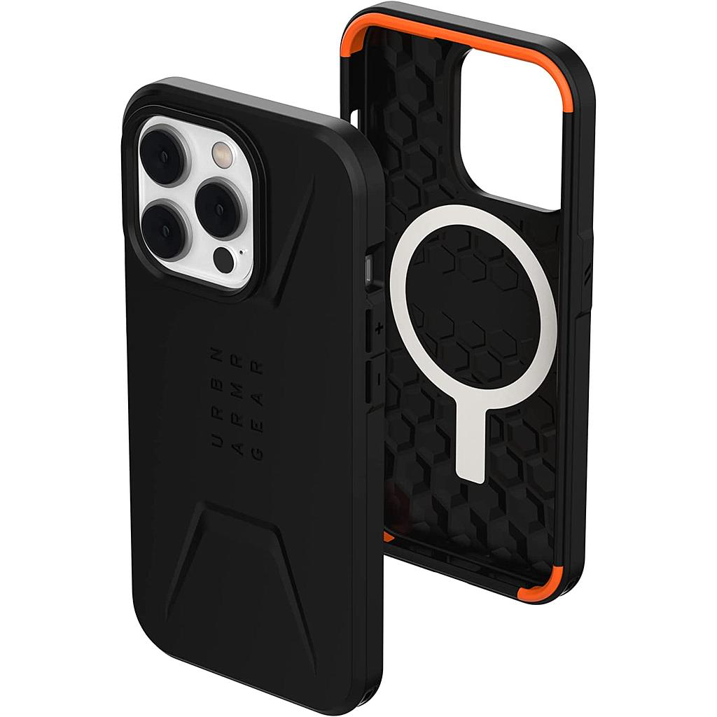 [114038114040] UAG iPhone 14 Pro MagSafe Civilian Case (Black)