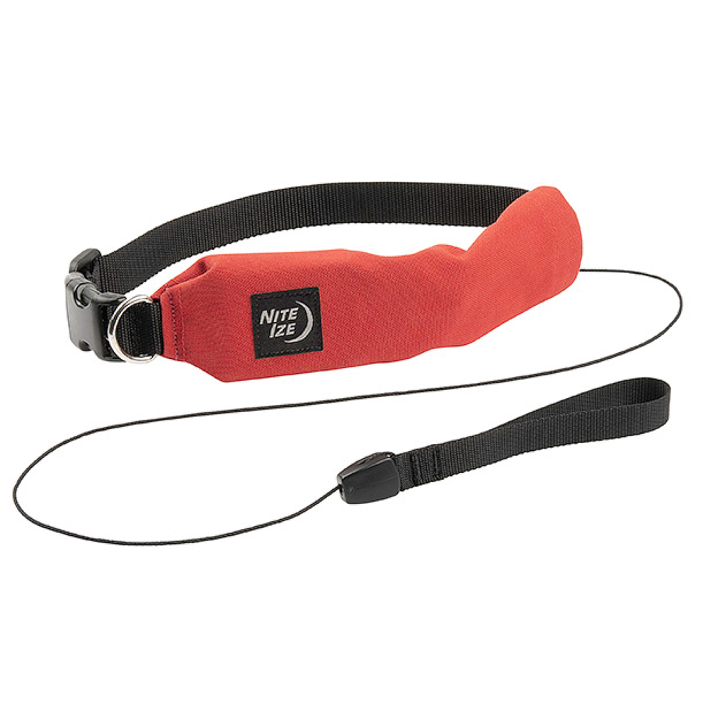 [RRLL-10-R3] Niteize RadDog™ -In-One Collar + Leash - Large (Red)