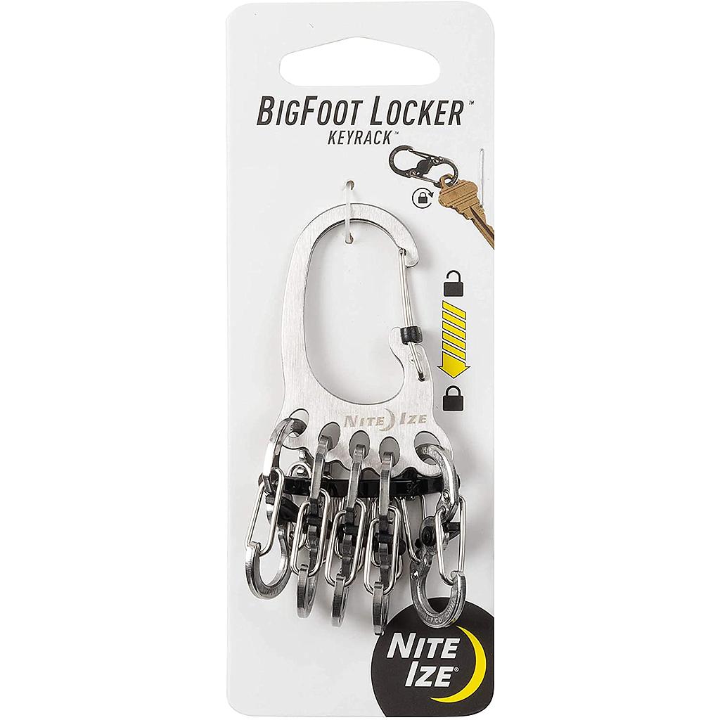 [KLKBF-11-R6] NiteIze BigFoot Locker® KeyRack™ Stainless Steel - Stainless (Stainless)