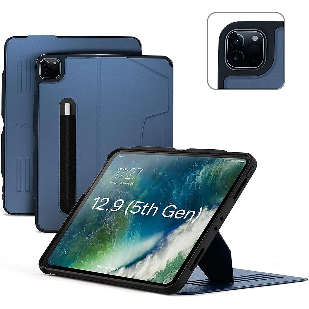 [ZG-21-129BLU] Zugu Case iPad Pro 12.9" Gen 6/5/4/3 (2018-2022) - Colors (Blue)