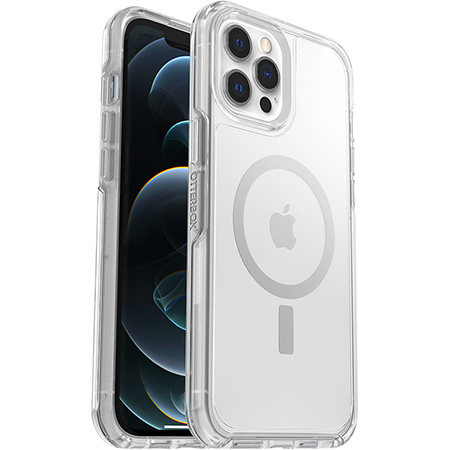 [77-83344] OtterBox iPhone 12 Pro Max Symmetry Plus Magsafe Clear Case (Clear)