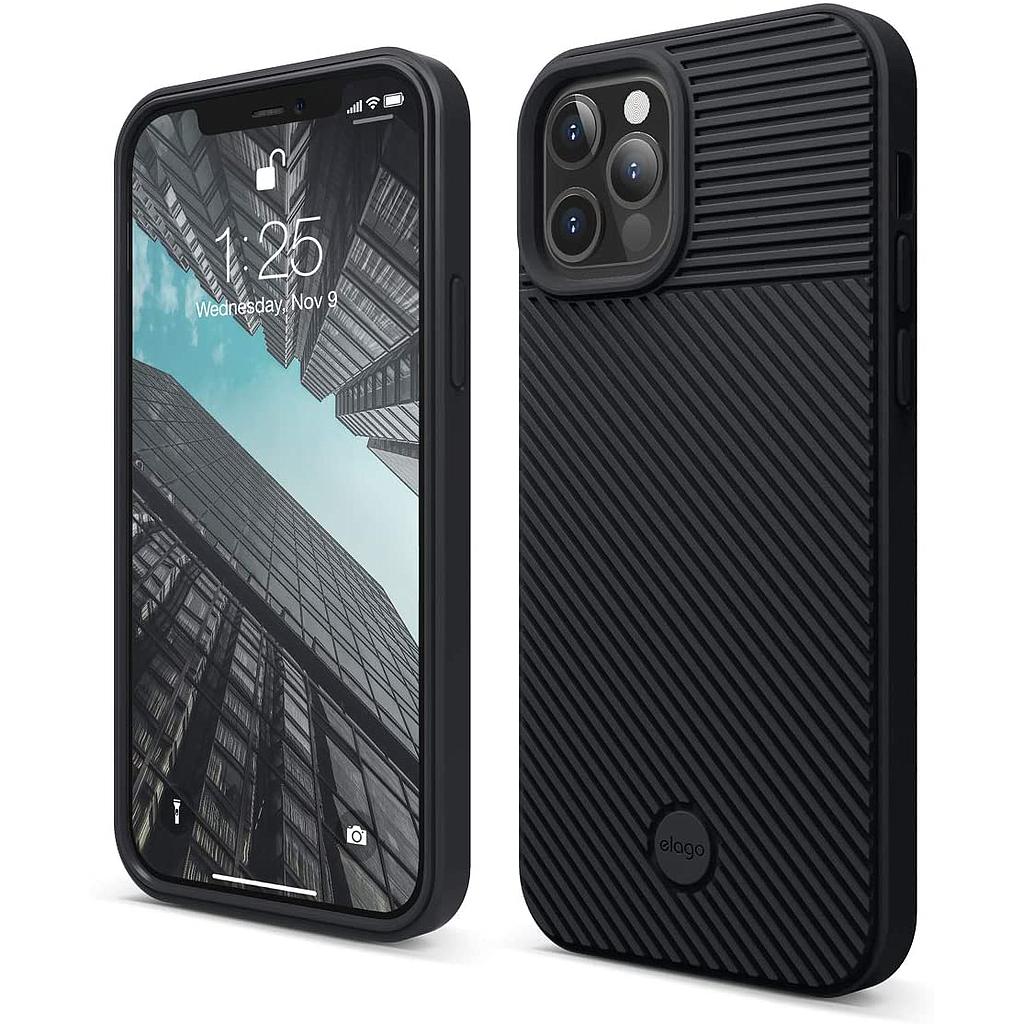 [ES12CU61-BK] Elago iPhone 12 / iPhone 12 Pro Cushion Case (Black)