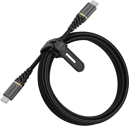 [78-52678] Otterbox USB-C to USB-C Fast Charge Cable – Premium 2 Meter (Black)