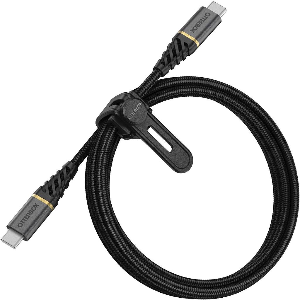 [78-52677] Otterbox USB-C to USB-C Fast Charge Cable – Premium 1 Meter (Black)