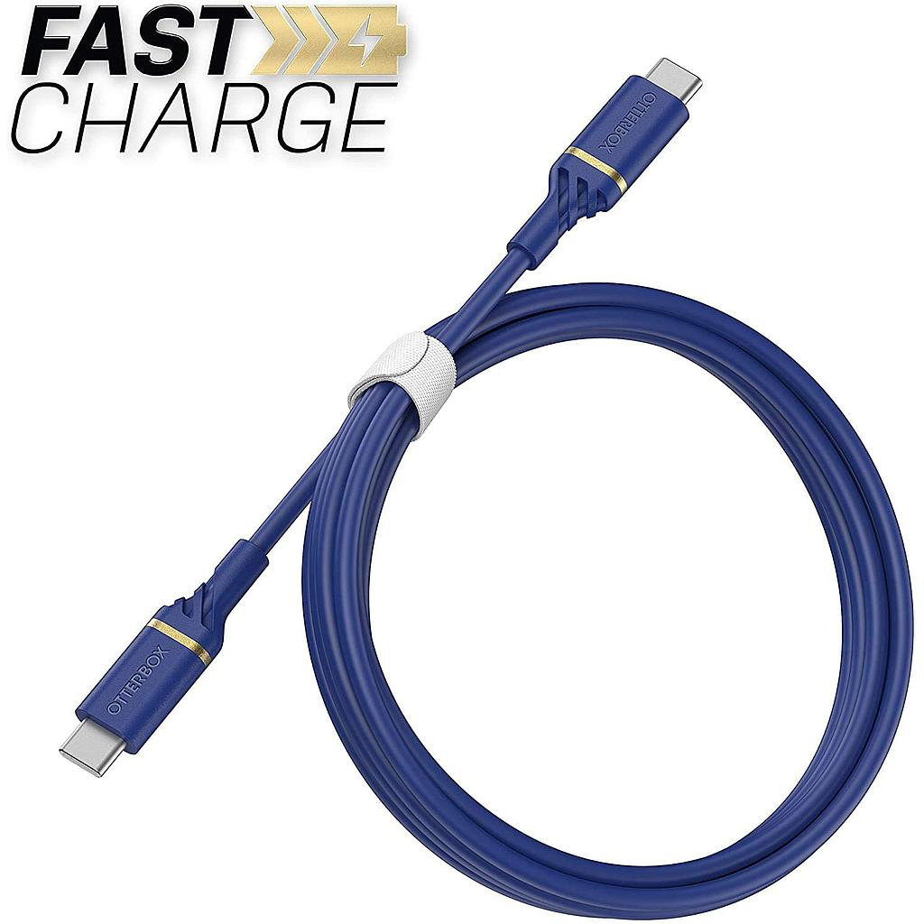 [78-52675] OtterBox USB-C to USB-C Fast Charge Cable - Standard 1 Meter (Cobalt Blue)