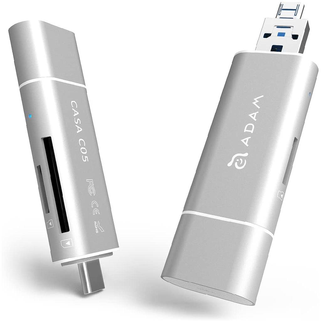[ACRAD0GC05SL] Adam Elements Casa C05 USB-C 3.1 5-in-1 OTG (Silver)